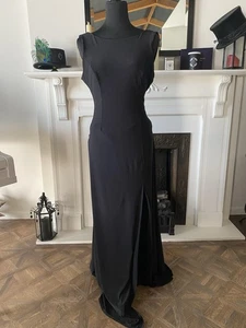B. Darlin Black Formal Dress With Pearls on Back Size 9 Retail 69.00 - Picture 1 of 10