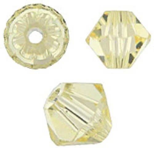 Cristal Swarovski Bicono Color Jonquil. 6mm. Aprox. 48 piezas. 5328 Foto 1 de 1