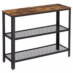 40" Industrial Console Table with Storage Shelf for Living Room, Hallway - Picture 1 of 8