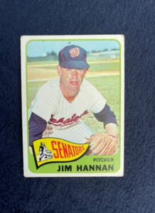 DCC: 1965 Topps Jim Hannan Washington Senators #394 EX+ - Bild 1 von 2