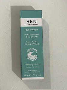 REN Clean Skincare Clearcalm Replenishing Gel Cream 50ml- New - Picture 1 of 2