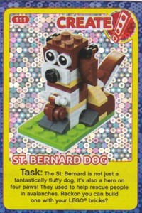 Lego Incredible Inventions (Create the World 2018) St Bernard Dog 111 05e