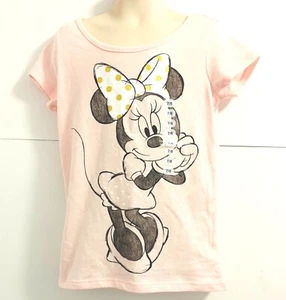 Disney Minnie Mouse Girl T-Shirt Size 7/8 - Picture 1 of 3
