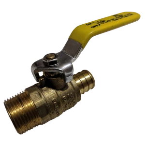 1 Pack XFITTING 3/4" Pex Male Ball Valve, Pex B Crimp, Lead Free, Full Port - Picture 1 of 2