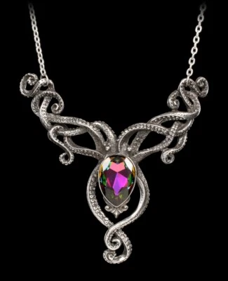 Alchemy Gothic Halskette - Kraken - Fantasy Oktopus Medaillon Accessoire - Bild 1 von 3