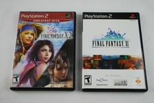 PlayStation 2 PS2 Game Lot Bundle of 2 Games Final Fantasy X-2 & XI Online