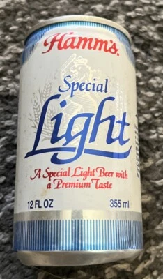 Lata de cerveza ligera especial Hamm’s Pabst Brewing Co 4 ciudades Foto 1 de 4