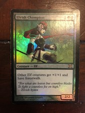 1x Elvish Champion - 10TH Edition - Foil - HP - MTG Free Shipping & Tracked