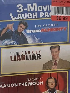 3-Movie Laugh Pack - Jim Carrey - Bruce Almighty / Liar Liar / Man on the Moon - Picture 1 of 1