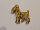 Airedale Terrier Dog Welsh Terrier Wire Fox Terrier Brooch Pin 
