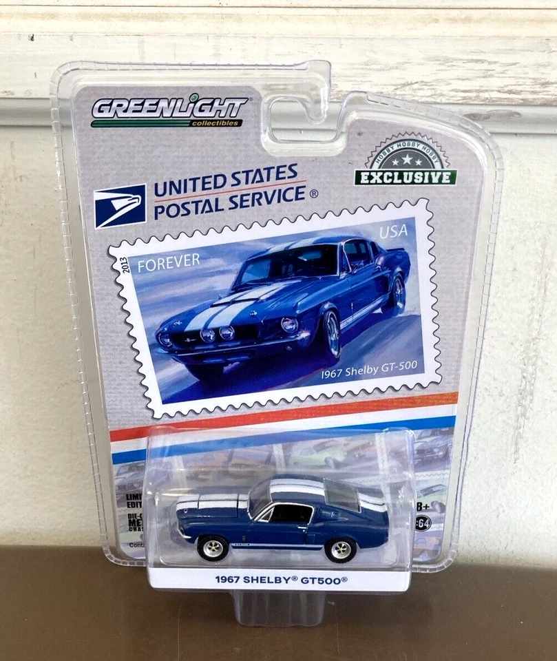 Die-cast Metal Vehicle 1967 Shelby Gt500 Limited Edition by Greenlight