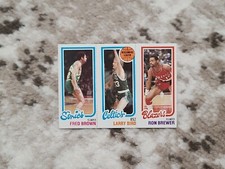 1980 Topps Larry Bird Card Rookie RC #852
