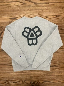 Sudadera Champion tejido inverso Bissell Brothers cuello redondo talla pequeña RARA - Imagen 1 de 7