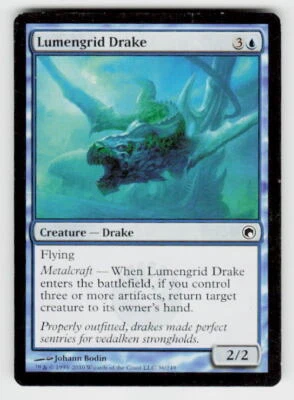 Scars of Mirrodin #36 Lumengrid Drake - Image 1 of 2