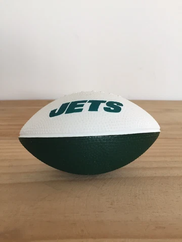 NFL New York Jets Junior Size Foam Sponge Football Anti Stress Ball NY Souvenir Cover