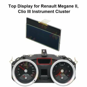 Display on Top for Renault Megane II, Clio III Instrument Cluster - Picture 1 of 5