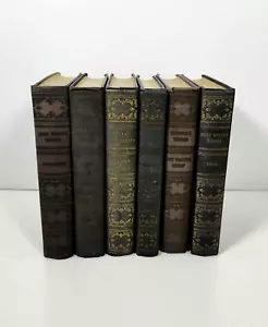 Book Lot 6 Classics-Book League of America~Hawthorne/Defoe/Cooper/Hugo...1940s - Picture 1 of 24