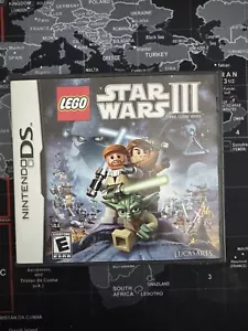 LEGO Star Wars III 3: The Clone Wars - Nintendo DS, Tested & Working, Free Ship - Picture 1 of 4