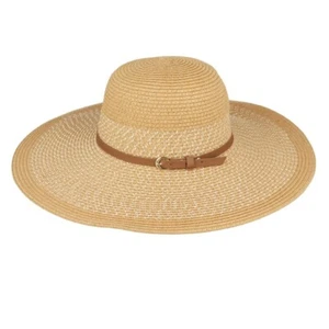 Sombrero Floppy de Verano Nuevo Pajita de Papel Inspirado en Colección Ala Ancha Sombrero Floppy - Camello - Imagen 1 de 5
