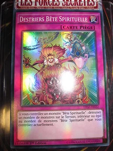 YU-GI-OH! SUPER RARE SR DESTRIERS BÊTE SPIRITUELLE THSF-FR032 MINT NEUF EDITION1 - Picture 1 of 1