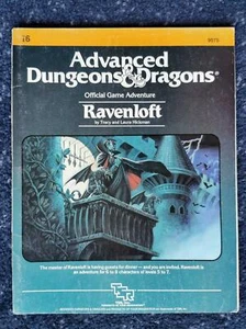 Rare TSR AD&D Ravenloft Official Game Adventure First Print 1983 I6 9075 VG+/NF - Picture 1 of 1