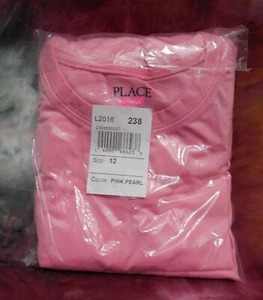 NIP TCP Girls Solid Long Sleeve & Leggings Long John Set - PINK PEARL -12Y - Picture 1 of 8