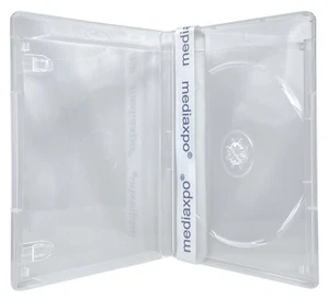 Lot d'étuis DVD transparents Blu-Ray 1 disque 14 mm - Photo 1/1