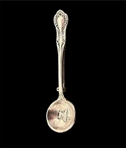 Vintage Fine Arts Sterling Silver Salt Spoon Pin Brooch Jewelry 2.25” - Picture 1 of 6