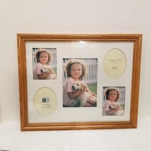 Solid wood collage frame Country side collection 11x14 can hang in two direction - Picture 1 of 9