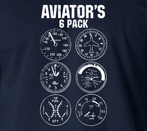 FLIEGER 6ER-PACK T-Shirt Pilot Drohne Flugzeug US Armee Luftwaffe Veteran lustiges T-Shirt - Bild 1 von 14