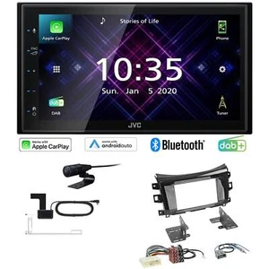 JVC Autoradio Apple CarPlay DAB+ für Nissan NP300 Navara Pick-up ab 2016 piano - Bild 1 von 8