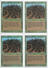 MTG: WALL OF WOOD Revised (3rd) Edition COMMON; played, Excellent condition x4