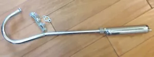 80cc 100cc extensión tubo silenciador CROMO Bicicleta Motorizada MOTOR DE GASOLINA piezas - Imagen 1 de 1
