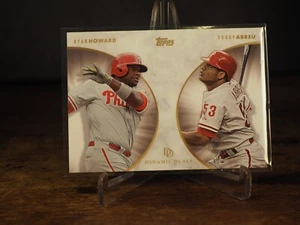 2022 Topps On-Demand Dynamic Duals Card 29 Ryan Howard Bobby Abreu - Picture 1 of 2
