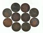 Lot Of 10 1800'S 1880-1889 Indian Head Penny Cents - Us Coin Collection *303