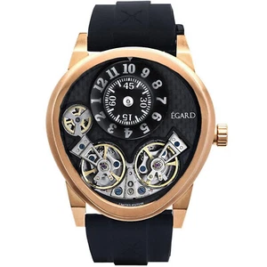 Egard Men's Quantus V3 Rose Manual Wind Brown Dial Watch - WCH-5072-M-ROS - Picture 1 of 1