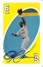 Mike Cameron autographed baseball card (New York Mets) 2005 Uno #6MCY
