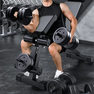 Foldable Weight Sit Up Bench Press Adjustable HomeGym Abdominal Exercise Fitness - Picture 1 of 14