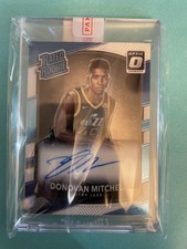 DONOVAN MITCHELL 2017-18 Optic Rated Rookie AUTO / AUTOGRAPH No. 188