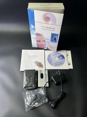 HeartMath emWave Portable Personal Stress Anxiety Reliever Relaxation Trainer - Image 1 of 4