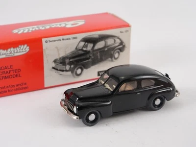 Somerville GB N° 121 VOLVO PV 444A Nero 1963 In Metallo Bianco 1/43 RARO - Immagine 1 di 4