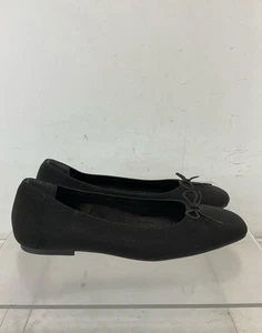 Vionic Kara Black Knit Fabric Slip-On Flats 8 - Picture 1 of 7