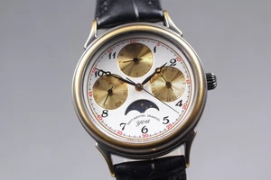 Nuevo Reloj de Cuarzo Unisex Batt[N COMO NUEVO] ORIENT C7E207-50 Triple Calendario Fase Lunar - Imagen 1 de 16