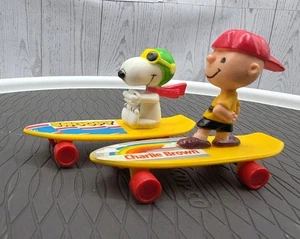 Aviva Peanuts Snoopy Skateboard Charlie Brown Vintage - Picture 1 of 8