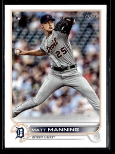 Matt Manning RC - 2022 Topps Rookie #31 Detroit Tigers - Picture 1 of 2