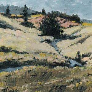 Giant Art 72x72 Serene Landscape 8 Fine Art Giant Canvas Print in Multi-Color - Picture 1 of 3