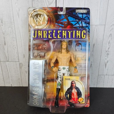 Figura de acción de lucha libre WWE Unrelenting Edge Jakks Pacific 2002 NUEVA Foto 1 de 4