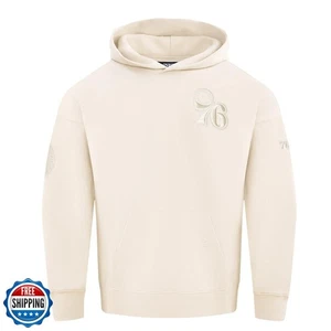Pro Standard Mens NBA Philadelphia 76ers Neutral Fleece Pull Over - Picture 1 of 5