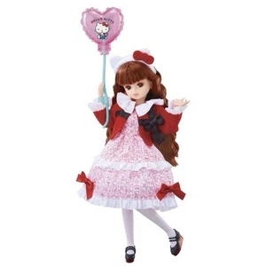 Takara Tomy Licca-chan Doll Photogenic Licca Hello Kitty 50th Anniversary Style - Picture 1 of 7