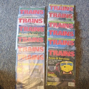 Trains: The Popular Magazine of Railroading Entire Year 1998 New Sealed  - Picture 1 of 13